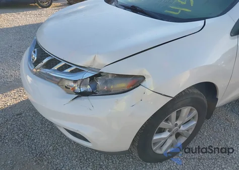 2012 Nissan Murano Sv из США, поврежденный, VIN JN8AZ1MW5CW202496